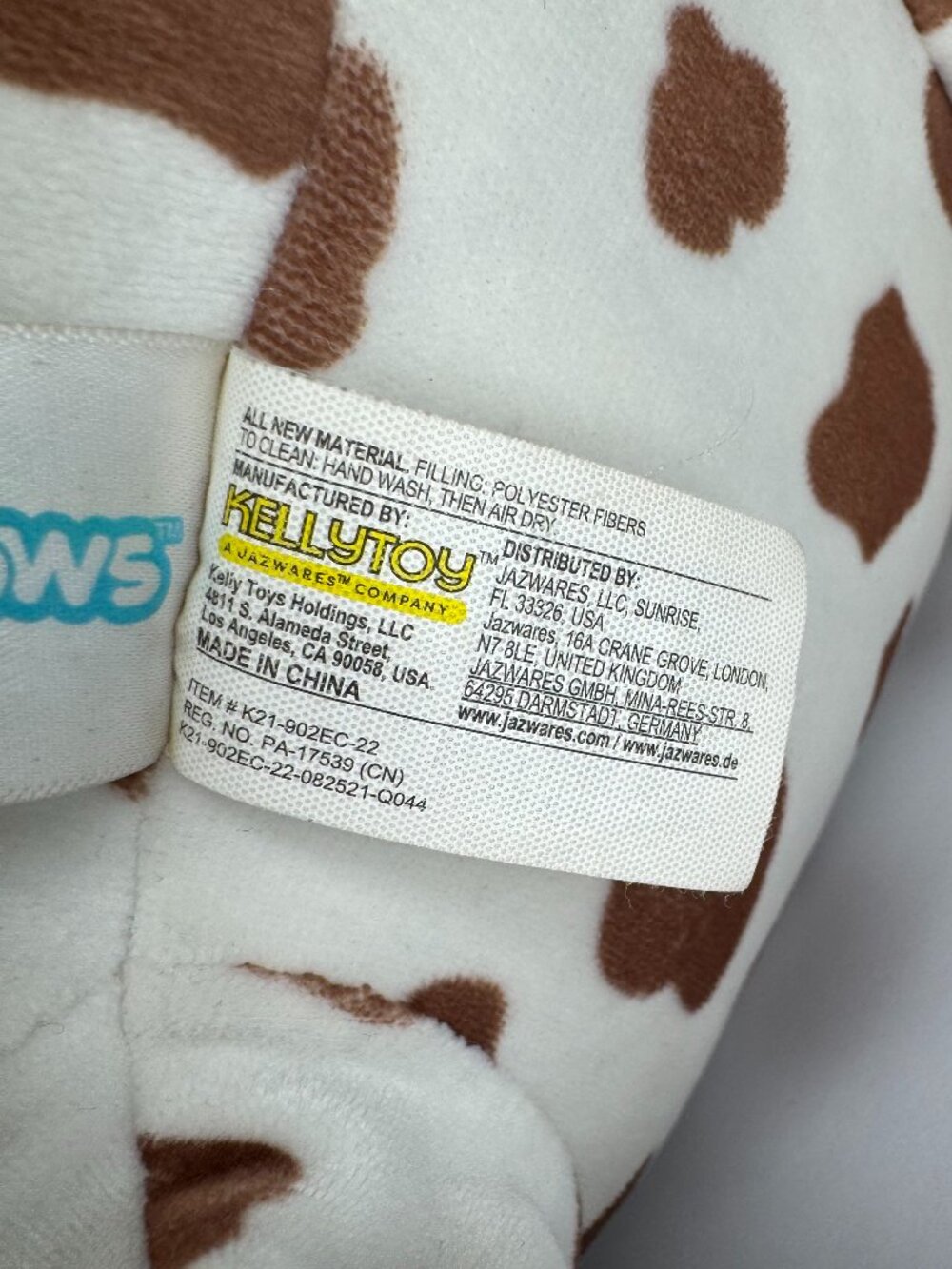 22” Hugmallow Squishmallow Spotted Cow Plush Laying Down Stuffed Animal HTF Rare - Picture 7 of 8
